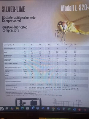 бесшумный воздушный компрессор SILVERLINE L-S20-4. - Изображение 1 из 3