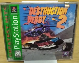 Destruction Derby 2 PlayStation 1 PS1 Factory Sealed With Hang Tab MINT - Picture 1 of 6