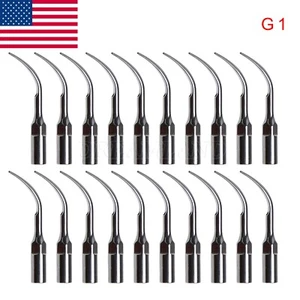 20Pcs Dental Ultrasonic Scaler Scaling Tips G1 Fit Woodpecker EMS Handpiece - Picture 1 of 4