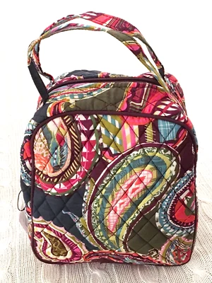 Vera Bradley Lancheira Herança Paisley Trabalho Escolar Algodão Novo com etiquetas MSRP $34 - Imagem 1 de 4