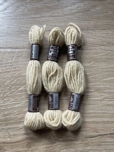 DMC Laine Colbert Wool Yarn Tapestry Needlework Needlepoint 7453 Ivory 3 Skeins - Picture 1 of 3