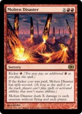 WOTC MtG Future Sight Molten Disaster (R) (Foil) NM