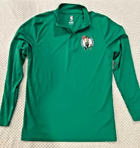 NBA Boston Celtic 1/4 zip long sleeve shirt - Medium - Picture 1 of 3