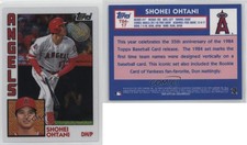 2019 Topps Silver Pack 1984 Topps Baseball Shohei Ohtani #T84-17
