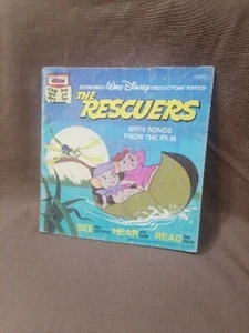 Authorized Walt Disney Productions’ Edition The Rescuers Book And Record #367 - Imagen 1 de 2