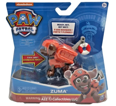 Paw Patrol Zuma Figure with Sound VHTF New - Image 1 of 3