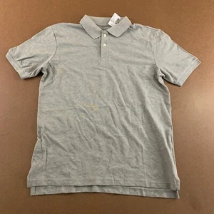 The Children's Place Boys Size XXL (16) Gray Short Sleeve Uniform Pique Polo NWT - Picture 1 of 6