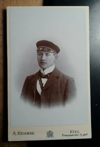 A. Thumbayer ? im SS 1900 als Student in Couleur - Zirkel ? CDV Kiel Studentika - Picture 1 of 3