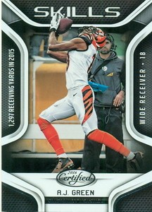 2016 PANINI CERTIFIED SKILLS #2 A.J. GREEN
