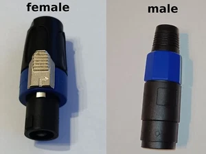 Stecker Adam Hall Speaker Conn 4 Pol K4CSF4/K3CSM4 - Bild 1 von 7