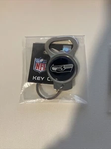 Seattle Seahawks Bottle Opener Key Chain Decal Emblem Keychain Football - Picture 1 of 2