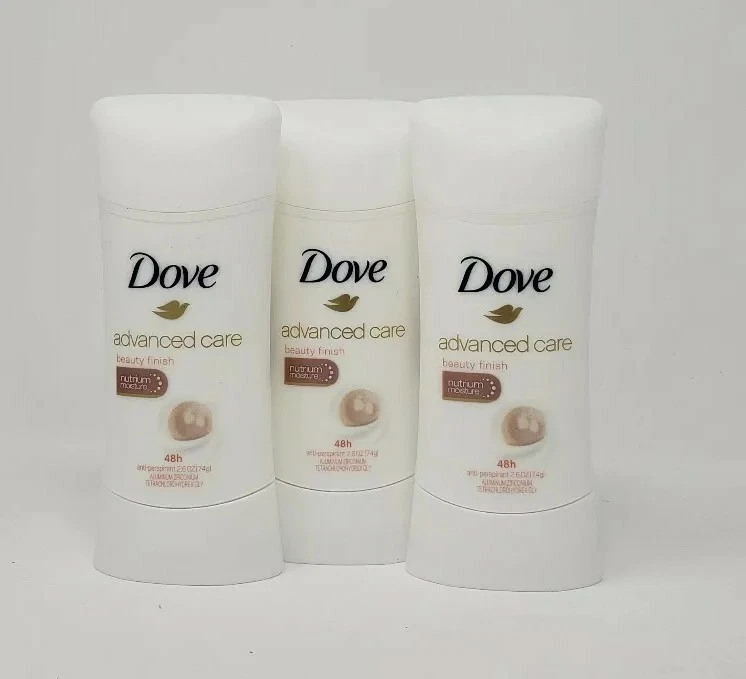 3x Dove Advanced Care Antiperspirant Deodorant Beauty Finish 2.60 exp11/20 c17 - Image 1 of 1