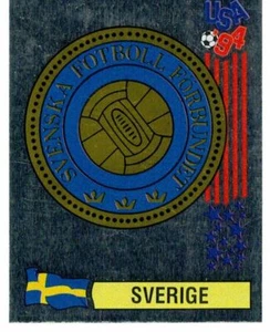 PANINI WORLD CUP USA 94 FIGUR NR. 153 ABZEICHEN SCHWEDEN NEU VOM NACHLASS - Bild 1 von 2
