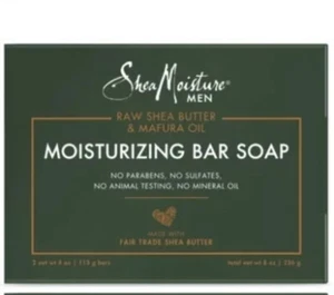 Shea Moisture Men -  Shea Butter & Mafura Oil Moisturizing Bar Soap  - Picture 1 of 4