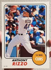 ANTHONY RIZZO 2017 Topps Heritage Action Image Variation SP 5X7 JUMBO CARD #/49