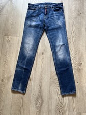 DSQUARED2 Blue Denim Dark Wash Jeans ; Sz 50IT/ 34US