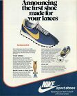 Classic Nike "LD-100" "First Shoe For Your Knees" Running Shoe Reprint Advert.