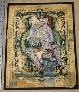 Handiedan & Ramon Maiden "Elegant Universe" stampa artistica giclée firmata 2023 #94/100 - Foto 1 di 23