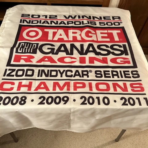 Target Chip Ganassi Racing flag INDY  2012 Winner Izod Series Champion Man Cave Cover