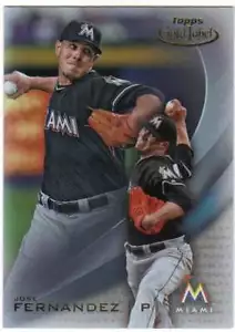 2016 Topps Gold Label Baseball Class 2 #25 Jose Fernandez Marlins - Picture 1 of 1