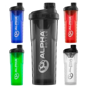Botella agitadora de proteínas antibacterianas a prueba de fugas Alpha Bottle V2 1000 ml - Imagen 1 de 22