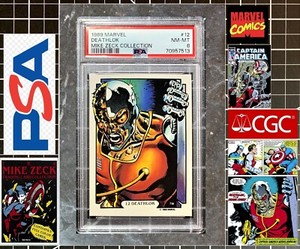 1989 Marvel Comic Images Mike Zeck - PSA 8 NM-MT - #12 Deathlok - TOP GRADE