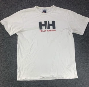Helly Hansen Tshirt Mens XL White Crew Neck - Picture 1 of 12