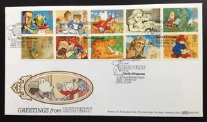 GB Benham 1994 Grußmarken Set auf Rupert Ersttagsbrief, Blackfriars S/H/S - Bild 1 von 2