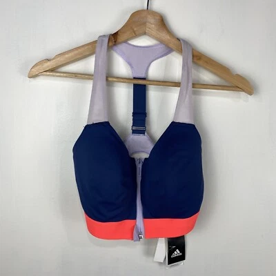 Adidas Stronger For It Top Traje de Baño Bikini Top Tech Indigo Talla 32D Nuevo con Etiquetas Foto 1 de 4