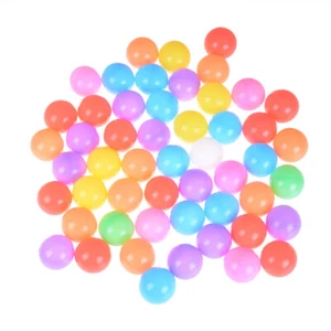 10pc Colorful Soft Plastic Ocean Ball 55mm Safty Secure Baby Kid Pit Toys Sw Kx - Imagen 1 de 6