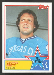 George Brett 1983 Topps All-Star #388 Kansas City Royals b {0613