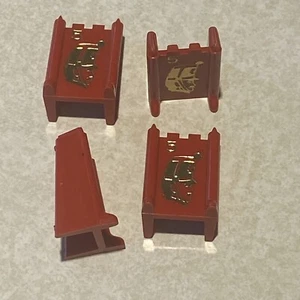 Stratego: Vintage 1961 Replacement Pieces: 4 Red Captains - Picture 1 of 1