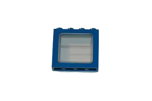 Lego® TRAIN Railway 9V 12V RC Window with Glas 4x3 STANDARD BLUE - Picture 1 of 1