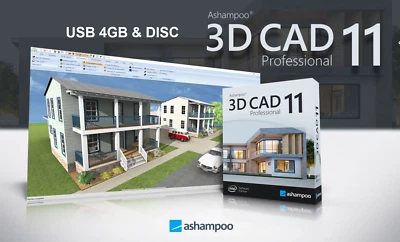 Ashampoo 3D CAD Professional 11 - Architecture more 250 ready-made [USB & DISC] - Image 1 of 4