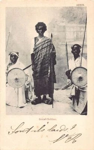 Somalia - Somali soldiers in Aden - Publ. J. Benghiat & Son - Picture 1 of 2