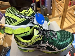 ZAPATOS PARA CORRER ASICS GEL CUMULUS 15 AMARILLO PINO FLASH PARA HOMBRE TALLA 9 CAJA NUEVOS ¡RAROS! - Imagen 1 de 10