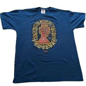 Saratoga The Freihofers Jazz Festival 1999 Blue T Shirt “L” Vintage BASIC Tag - Picture 1 of 6