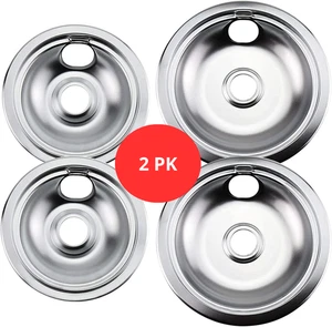 316048413 and 316048414 Replacement Range Cooktop Drip Pans fit GE (2 Sets) - Picture 1 of 6