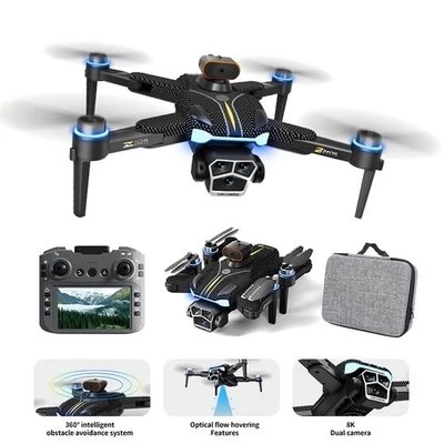GPS Drone 4.5" Remote Control Screen 5G Obstacle Avoidance 4K HD Camera UAV - Image 1 of 4