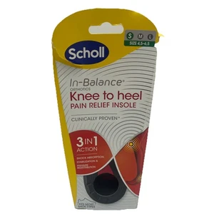 💚 Neu in OVP Scholl Orthesen Einlegesohlen für Knieschmerzen und schmerzende Beine KLEIN 4,5-6,5 💜 - Bild 1 von 6