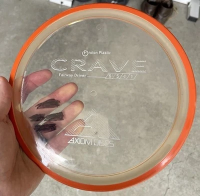 Axiom Proton Crystal Crave, Awesome Disc, Thrown 1 Round, 9.5/10, Is Inked, 173g - Image 1 of 4