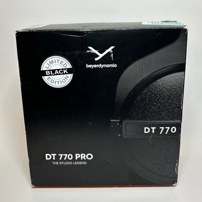 Beyerdynamic DT 770 Pro 250 Ohm Limited Black Edition Studio Headphones - Image 1 of 4