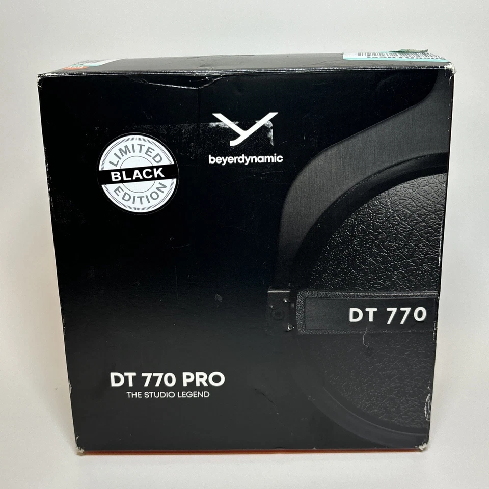 Beyerdynamic DT 770 Pro 250 Ohm Limited Black Edition Studio Headphones - Image 1 of 4