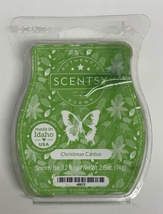 Scentsy “CHRISTMAS CACTUS” Wax Bar Melt 3.2 fl oz RETIRED - Picture 1 of 2