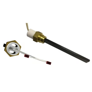 PS13-230-400 Resistenza accensione stufe a pellet cristalli quarzo nero rac. fi - Imagen 1 de 3