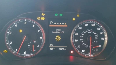 2019-2021 Veloster OE 速度计集群 32K 英里现代 — 第 1/4 张图片