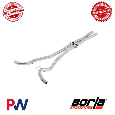 Borla X-Pipe con tubos medios para Ford Mustang GT 2015-2023 5,0 L V8 AT/MT TRACCIÓN TRASERA Foto 1 de 3