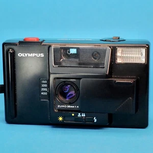 Olympus Supertrip Point & Shoot 35 mm Filmkamera voll funktionsfähig! Lomo, Retro - Bild 1 von 6