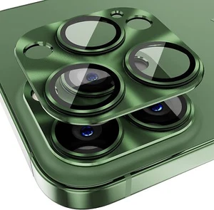 For iPhone 14 Pro Max Alloy Metal Tempered Glass Full Camera Lens Protector - Picture 1 of 27