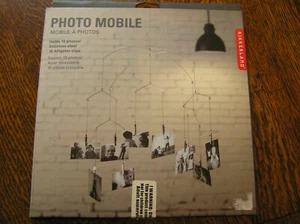 Kikkerland Geometric Hanging PHOTO MOBILE w/ 10 Alligator Clips 20 Images~~NIOB! - Picture 1 of 7
